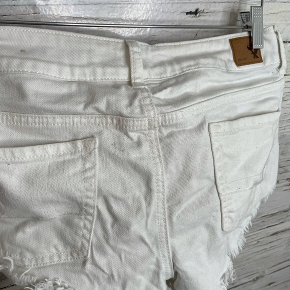 American eagle white shorts size 4 Jean - Picture 11 of 11